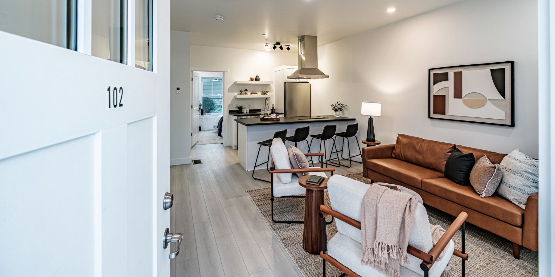 Inside a finished Dougherty condo (unit 102)